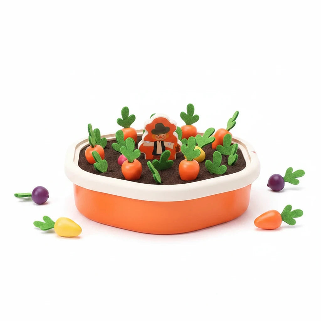 Jeu Montessori Récolte de Carottes – Tri & Apprentissage