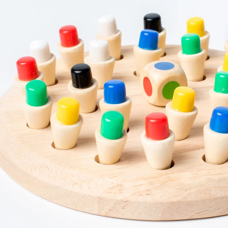 Le Jeu Montessori en Bois qui Éveille la Mémoire et la Curiosité