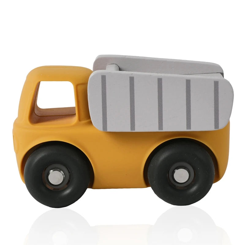 Voiture Montessori en Silicone – Jouet d'Éveil Sensoriel pour Bébé