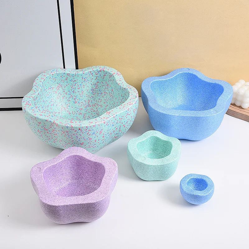 Pierres d'Équilibre Montessori pour Enfants
