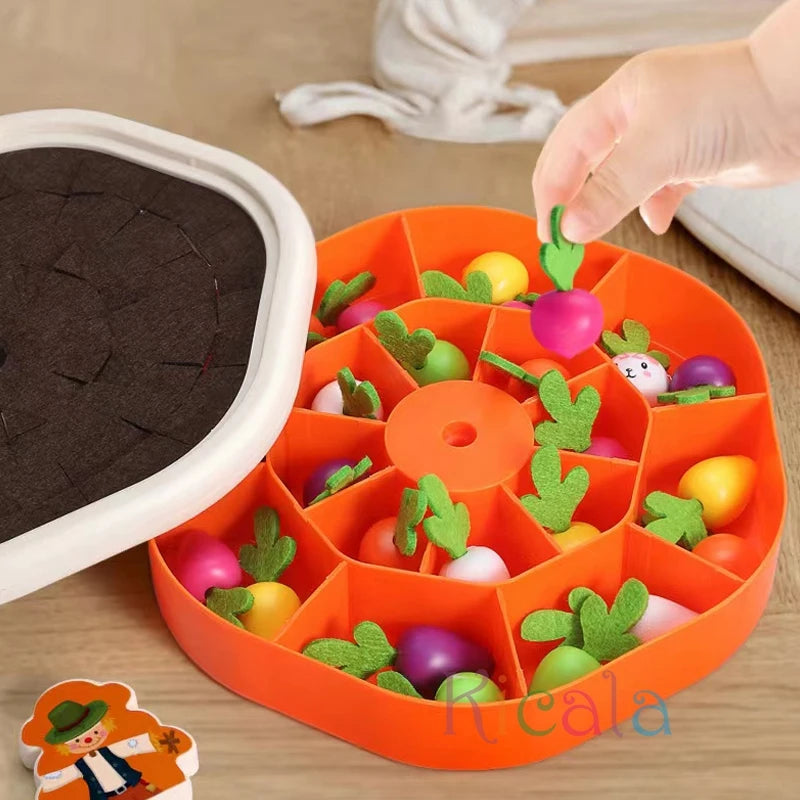 Jeu Montessori Récolte de Carottes – Tri & Apprentissage