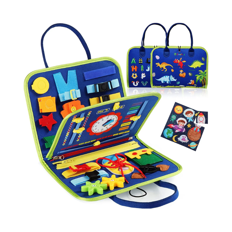 Planche d’activités éducative pour enfants de 3 à 5 ans, par Petit Trésor, avec formes colorées et jeux d’apprentissage.