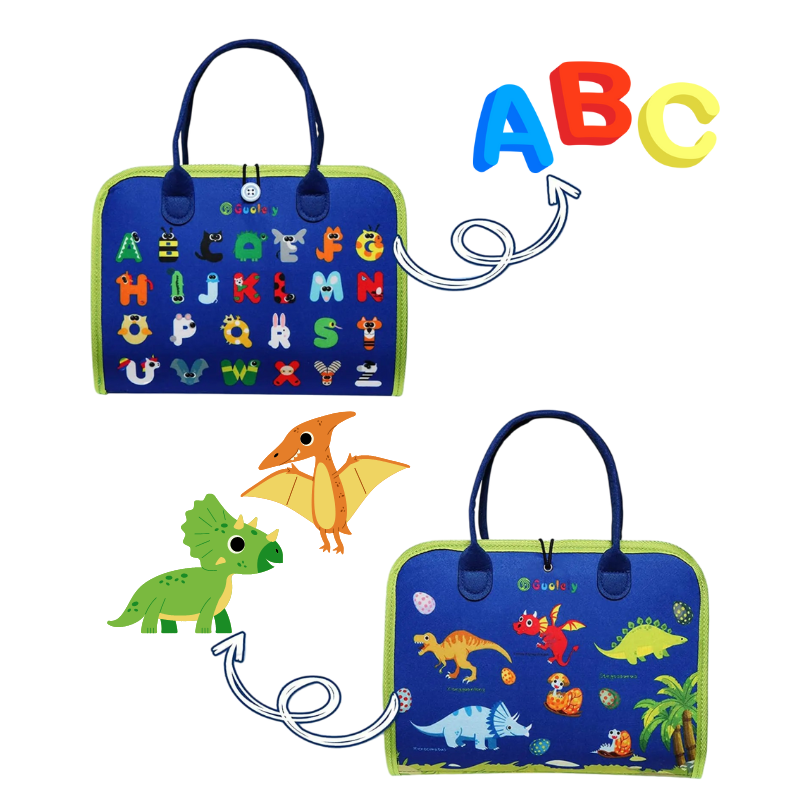 Jeu éducatif pour enfants de 3 à 5 ans, planche d’activités colorée de la marque Petit Trésor.