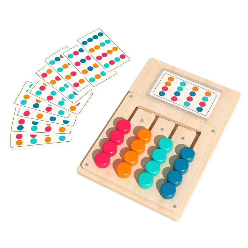 Puzzle Montessori Formes & Couleurs – Jeu Éducatif en Bois