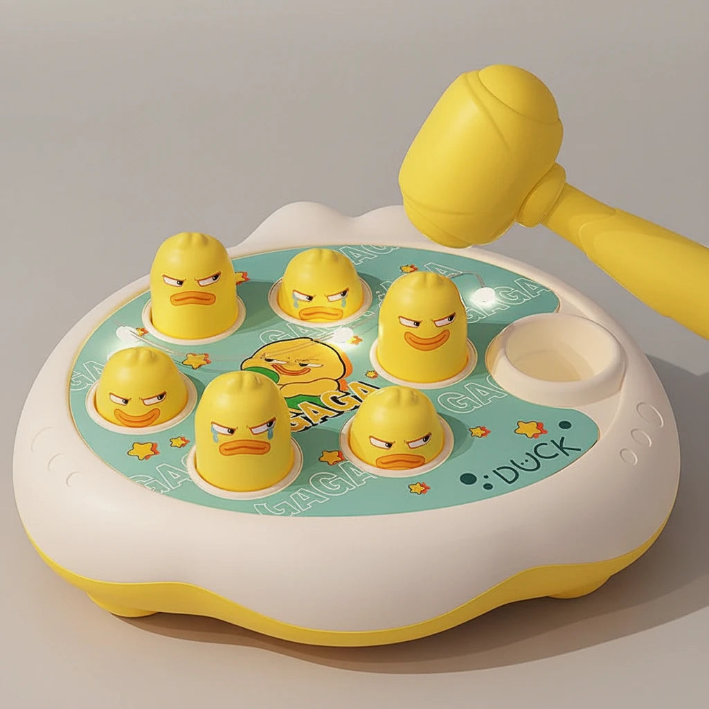 Jouet Montessori à Marteler en Bois – Canard, Grenouille ou Cochon pour Bébé dès 12 Mois