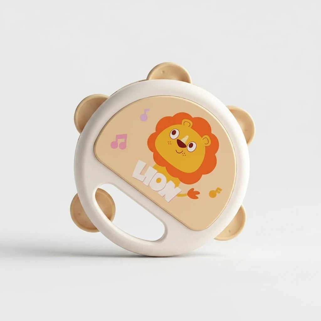 Tambourin pour Bébé et Enfant – Jouet Musical d'Éveil | Instrument de Percussion Ludique