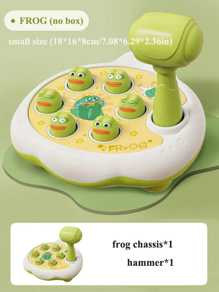 Jouet Montessori à Marteler en Bois – Canard, Grenouille ou Cochon pour Bébé dès 12 Mois