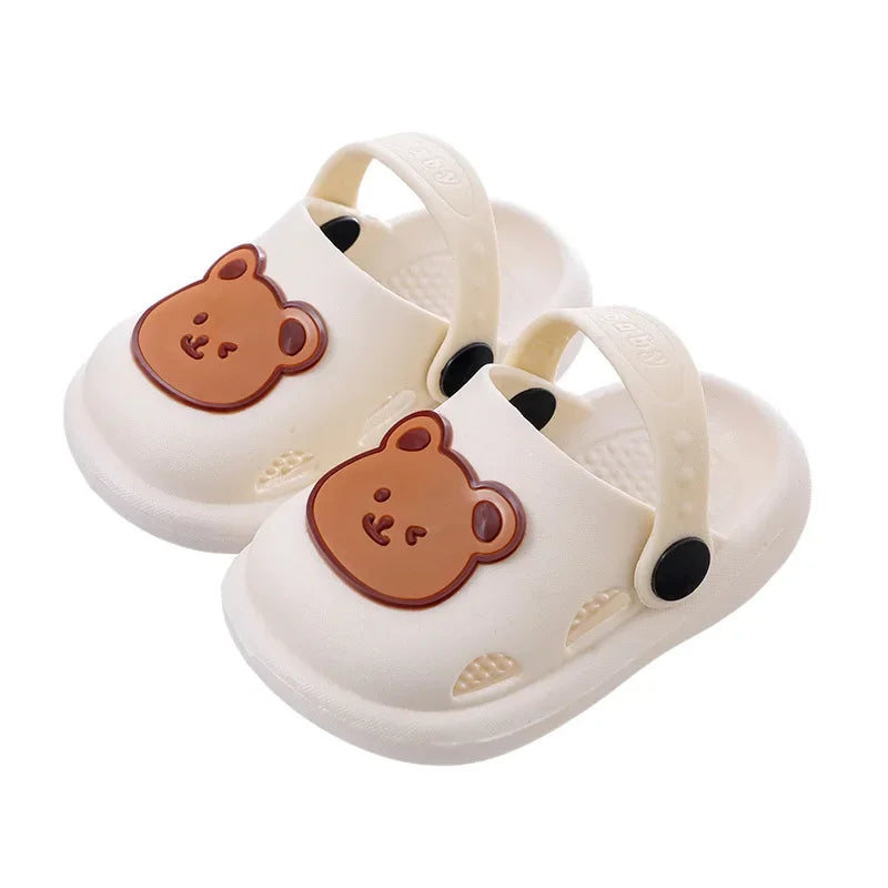 Anti-Slip Bear Baby Sandals – First Steps | Girl & Boy