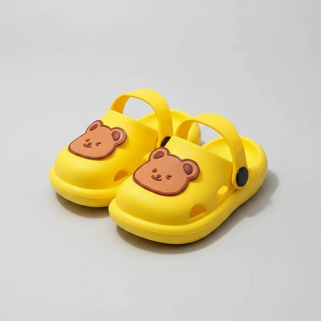 Anti-Slip Bear Baby Sandals – First Steps | Girl & Boy