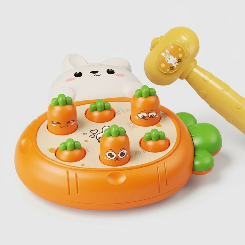 Jeu de Marteau Montessori en Bois – Jeu d'Éveil des Animaux | Développe la Motricité Fine | Jouet Éducatif pour Enfants dès 3 Ans