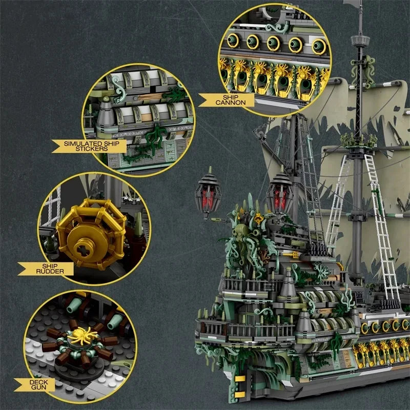 Le Fleuron des Mers Fantômes – Kit de Construction Monumental (5865 Pièces)