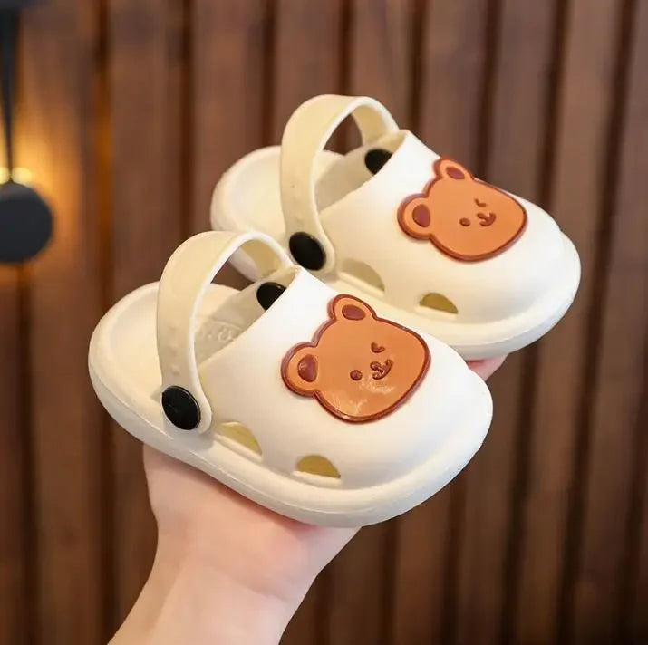 Anti-Slip Bear Baby Sandals – First Steps | Girl & Boy