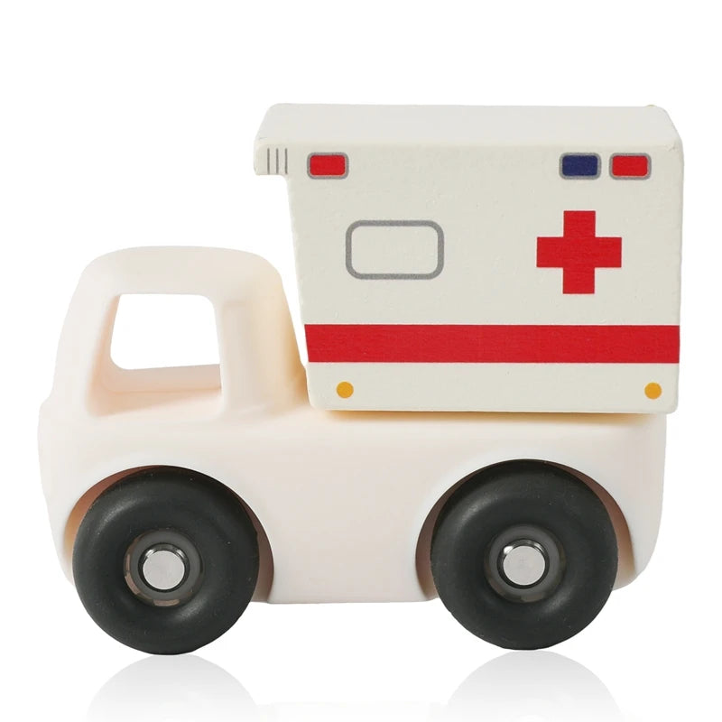 Voiture Montessori en Silicone – Jouet d'Éveil Sensoriel pour Bébé