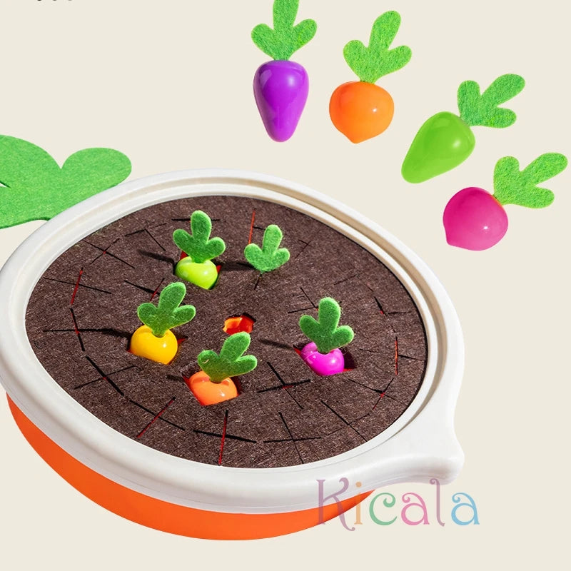 Jeu Montessori Récolte de Carottes – Tri & Apprentissage