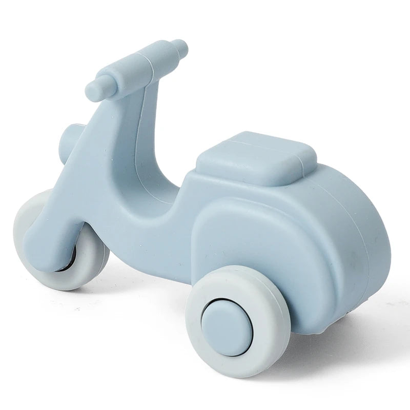 Voiture Montessori en Silicone – Jouet d'Éveil Sensoriel pour Bébé