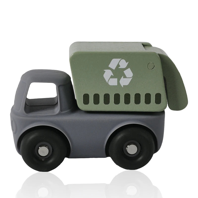 Voiture Montessori en Silicone – Jouet d'Éveil Sensoriel pour Bébé