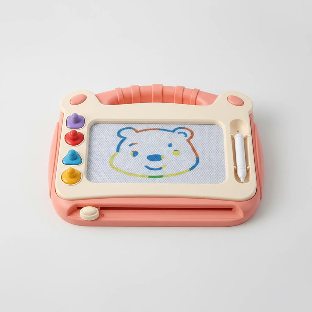 Tableau de dessin magnétique pour enfants | Ardoise magique Montessori | Tablette d'écriture et de dessin réutilisable | Jouet éducatif avec puzzle | Cadeau pour bébés, tout-petits et enfants