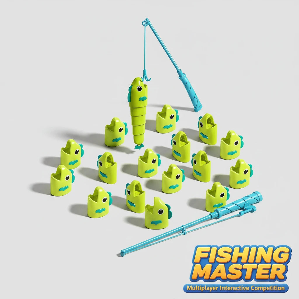 Jeu de Pêche Montessori Magnétique – Le Jeu Éducatif qui Développe la Motricité en S'Amusant !