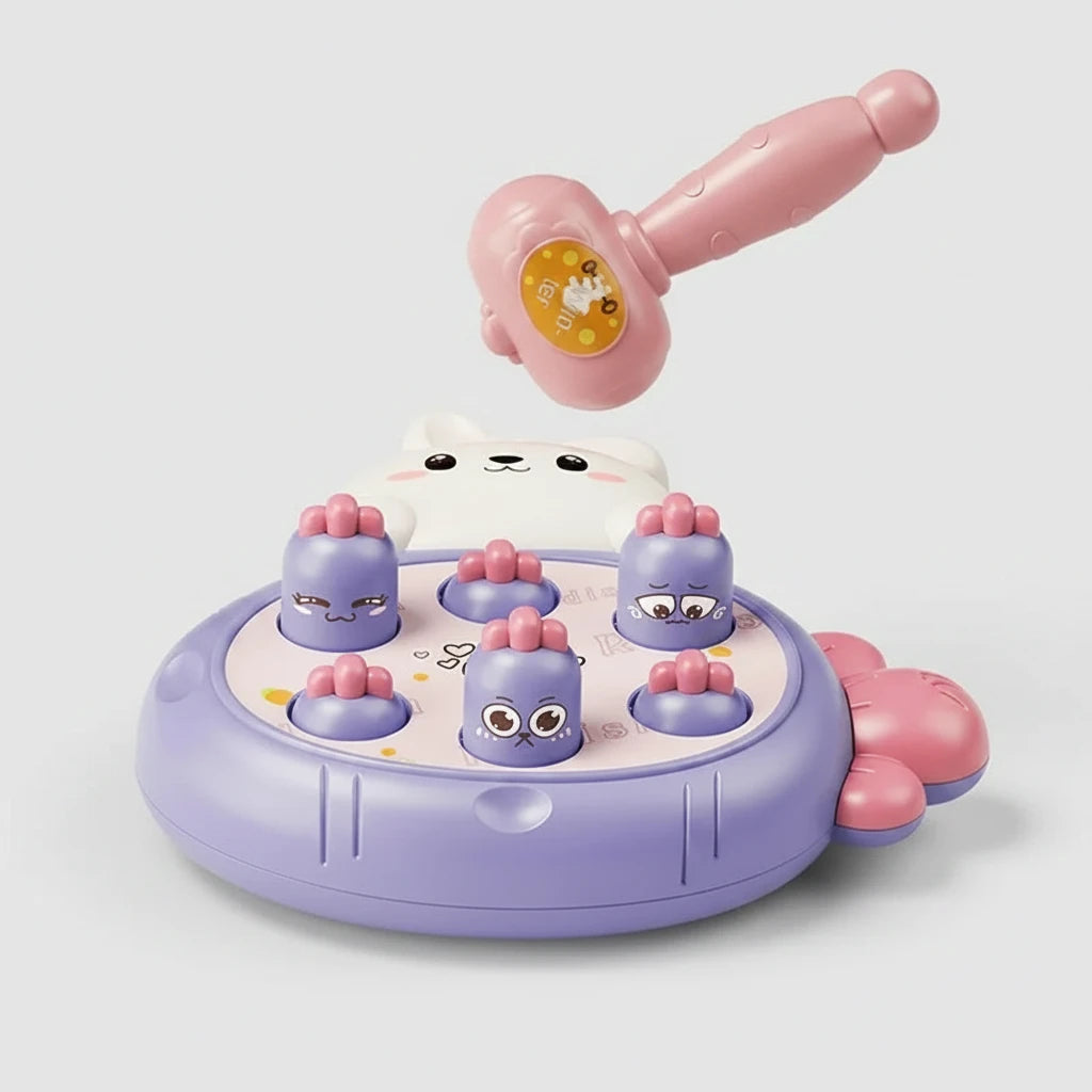 Jeu de Marteau Montessori en Bois – Jeu d'Éveil des Animaux | Développe la Motricité Fine | Jouet Éducatif pour Enfants dès 3 Ans