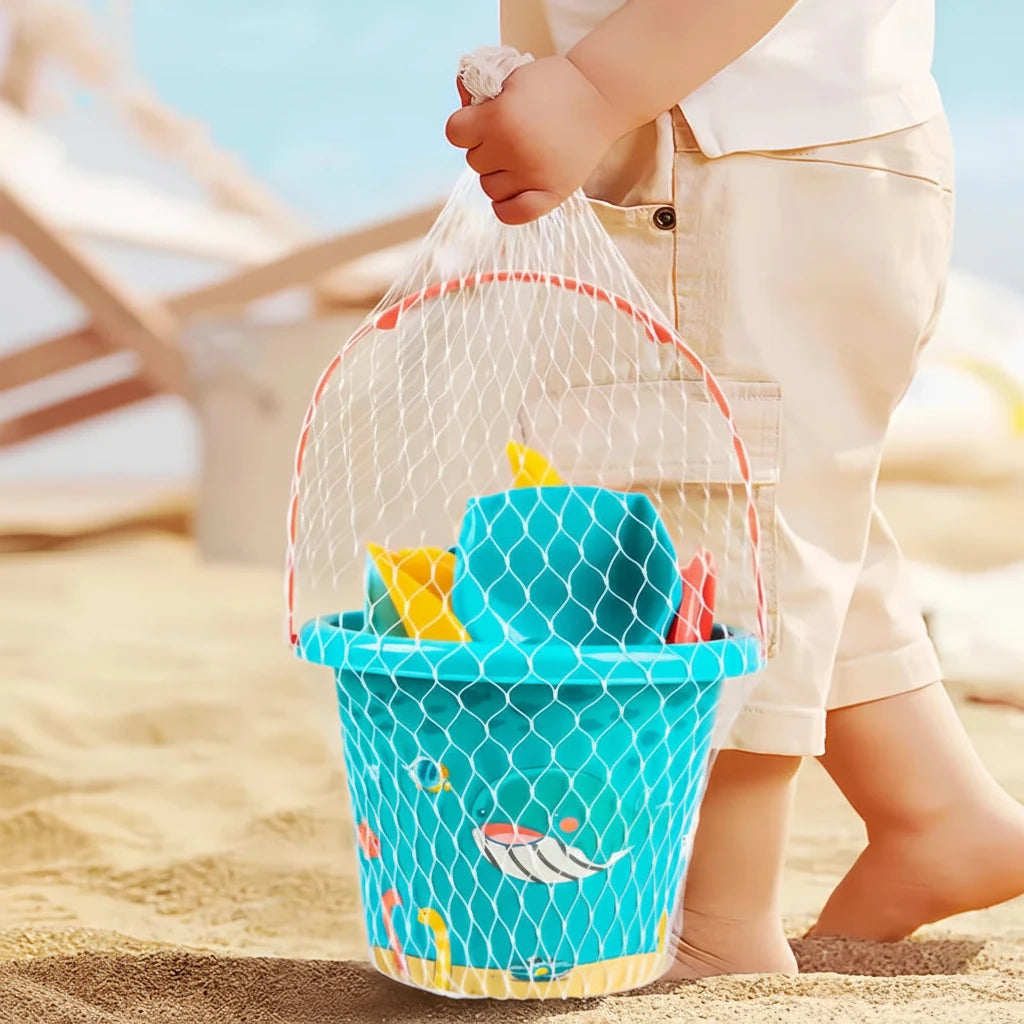 Kit de Jouets de Plage 18 Pièces pour Enfants – Seau, Pelle, Moules &amp; Accessoires | L'Indispensable des Vacances d'Été