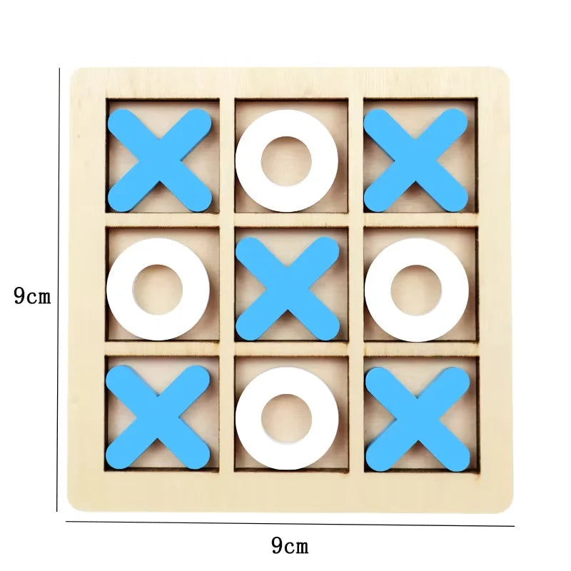 Jeu d'Échecs Montessori en Bois – Jeu de Réflexion Éducatif pour Enfants | Puzzle de Logique et Stratégie | Développe la Concentration | Dès 3 Ans
